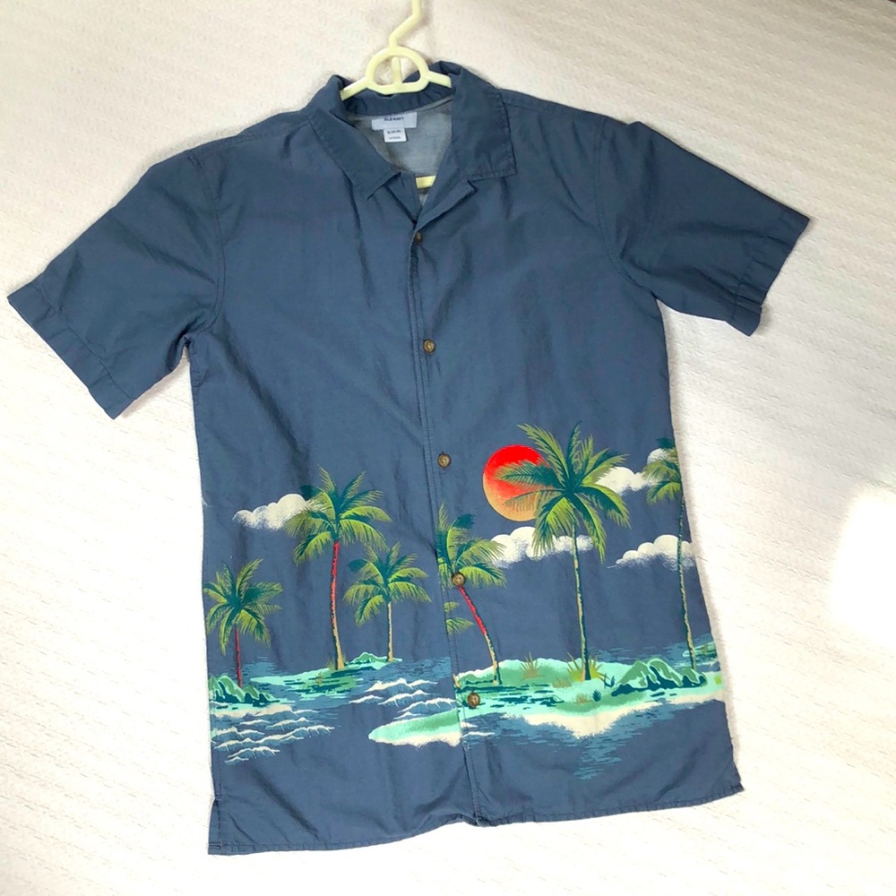 Ocean scene Hawaiian shirt